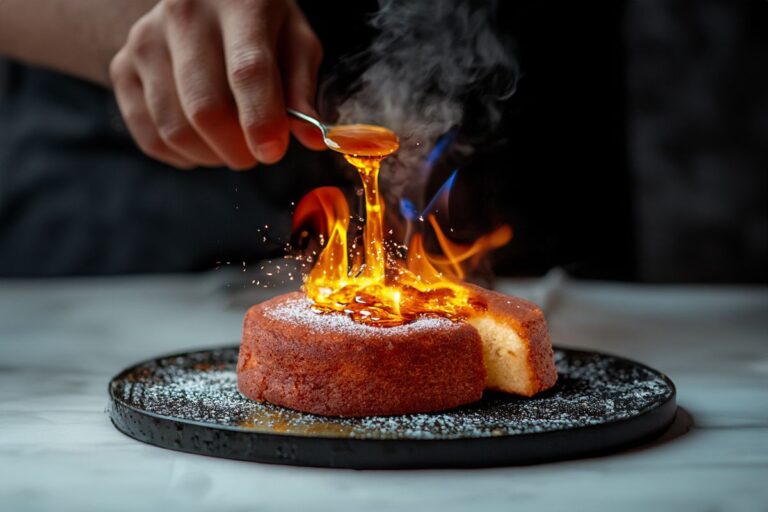 【ぶっかけバターケーキ】炎のスイーツ『飲めるバターケーキ』（シュゼット・グランマルニエ）8月23日予約開始