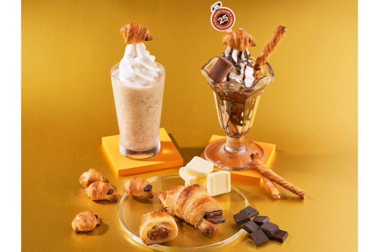 通常の2倍のチョコレートと10倍のバターを使用した「究極のチョコクロ」など25周年記念限定メニューが登場！