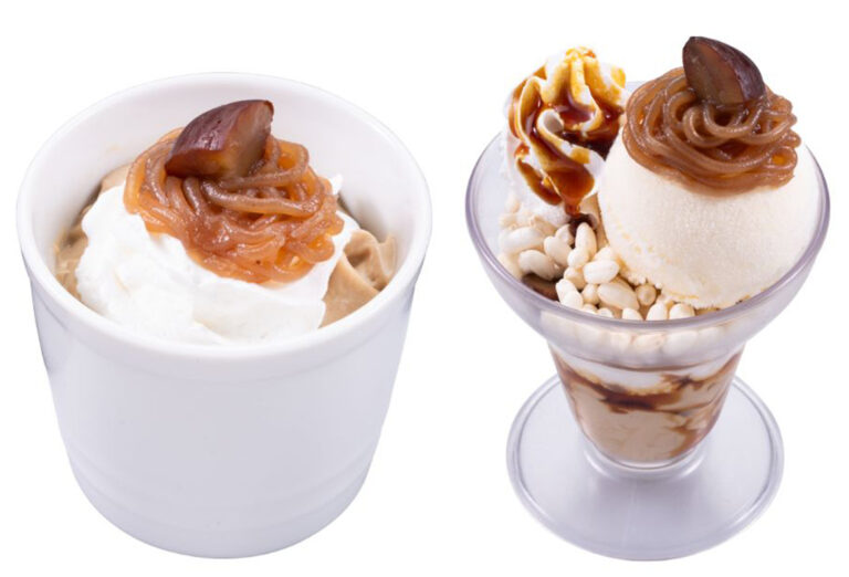 人気スイーツ店「エキリーブル」×「かっぱ寿司」コラボ！モンブランプリン&パフェ登場