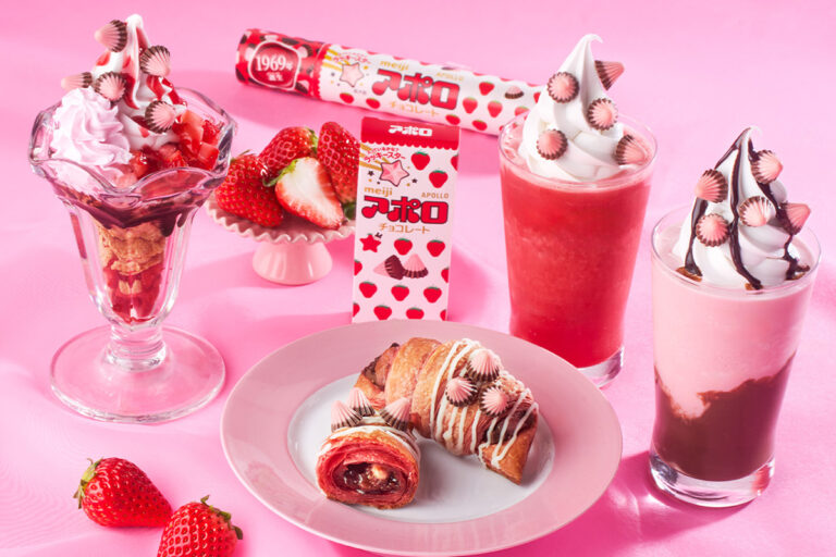 アポロチョコがチョコクロにオン！サンマルクカフェ × アポロチョココラボ　4種のメニュー登場