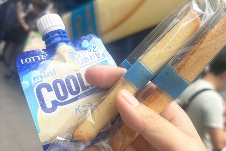 渋谷で無料配布！シガールにクーリッシュを詰めて食べる「#ヨックモックーリッシュの夏」