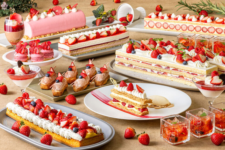 横浜ベイシェラトン　夜のストロベリーブッフェ　フレジエ、ショートケーキ、ミルフィーユ等 豪華いちごづくし