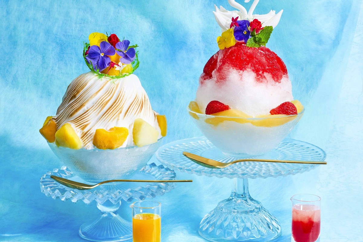 コロンバン原宿サロン 新作スペシャルかき氷2種 6月より限定販売開始