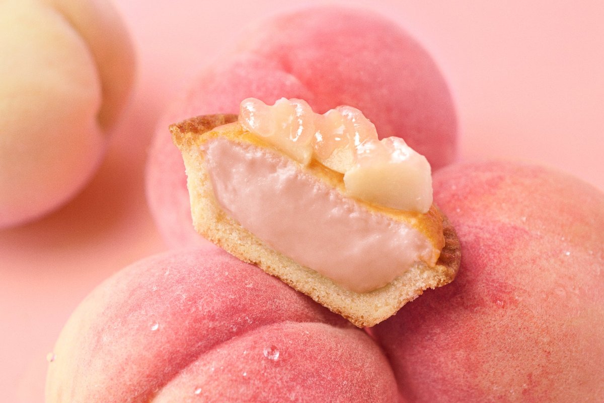 BAKE CHEESE TART 冷やして じゅわっ 凍らせてシャリシャリ 桃チーズ夏限定登場 2