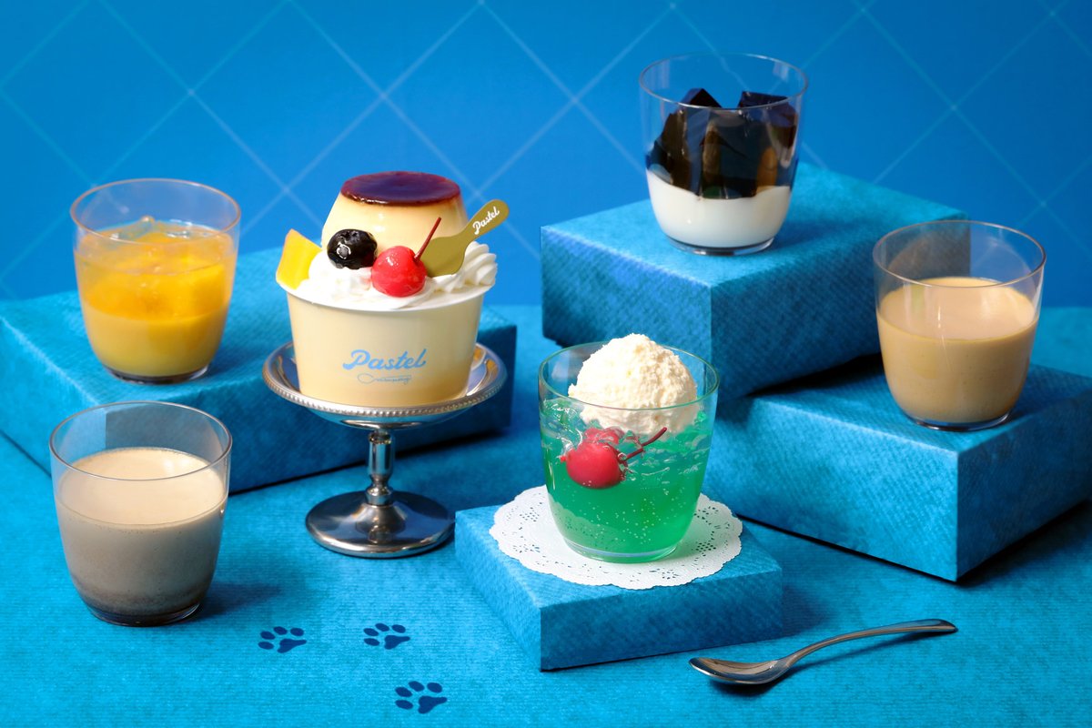 パステル「クリームソーダゼリー」など喫茶テーマ夏限定スイーツ登場