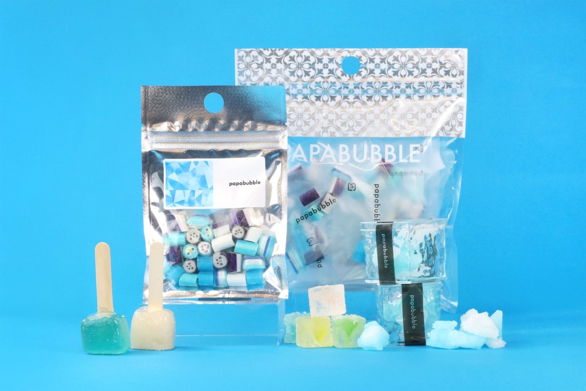 PAPABUBBLE 夏限定氷シリーズ全4種 パリッともっちり新食感グミが登場