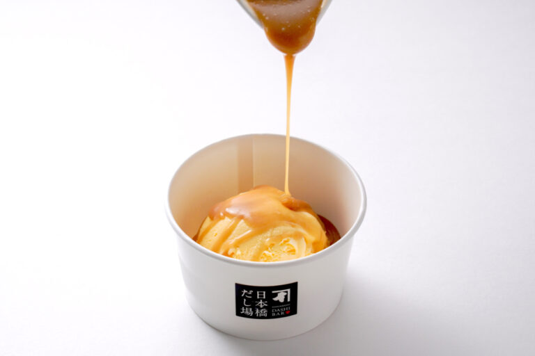 だし×スイーツ!?夏のひんやり甘塩っぱい新感覚　日本橋だし場 本店　限定アイスクリーム