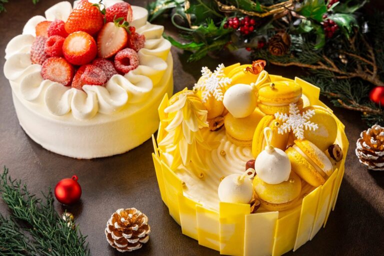 プルマン東京田町　”黄金に輝く森”がモチーフ 8層構造の黄色いクリスマスケーキに注目