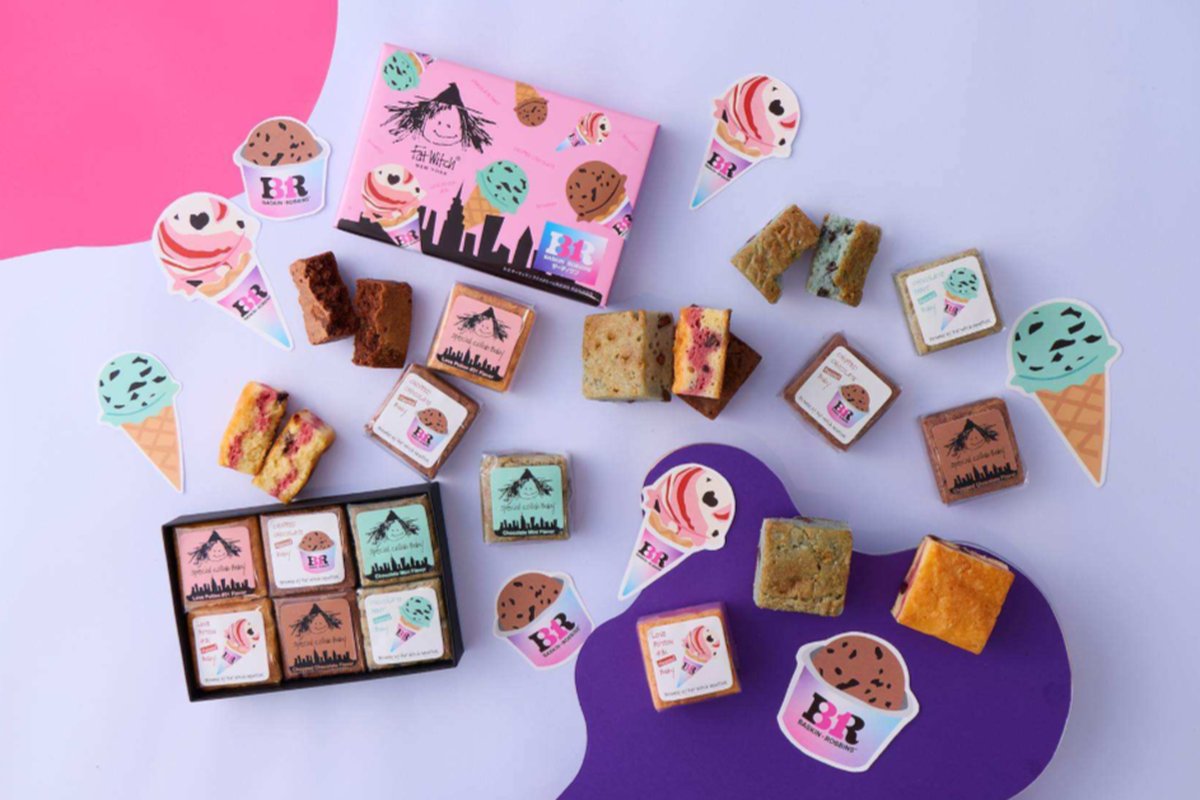 Fat Witch New York×「サーティワン アイスクリーム」 人気フレーバーをブラウニーで再現