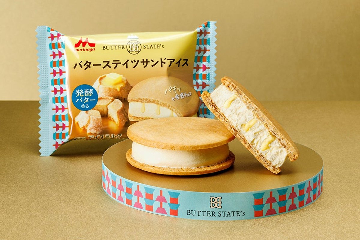 バターステイツ監修 「バターステイツサンドアイス」セブン限定発売 発酵バター香るご褒美アイス