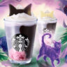 スターバックス ハロウィン新作「ブラックベリー ヨーグルト フラペチーノ」猫耳が選べる黒耳ver.と白耳ver.